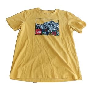 The North Face Yellow Graphic T-Shirt